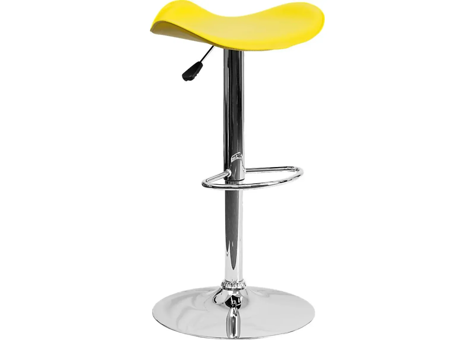 Keltey Yellow Adjustable Swivel Barstool