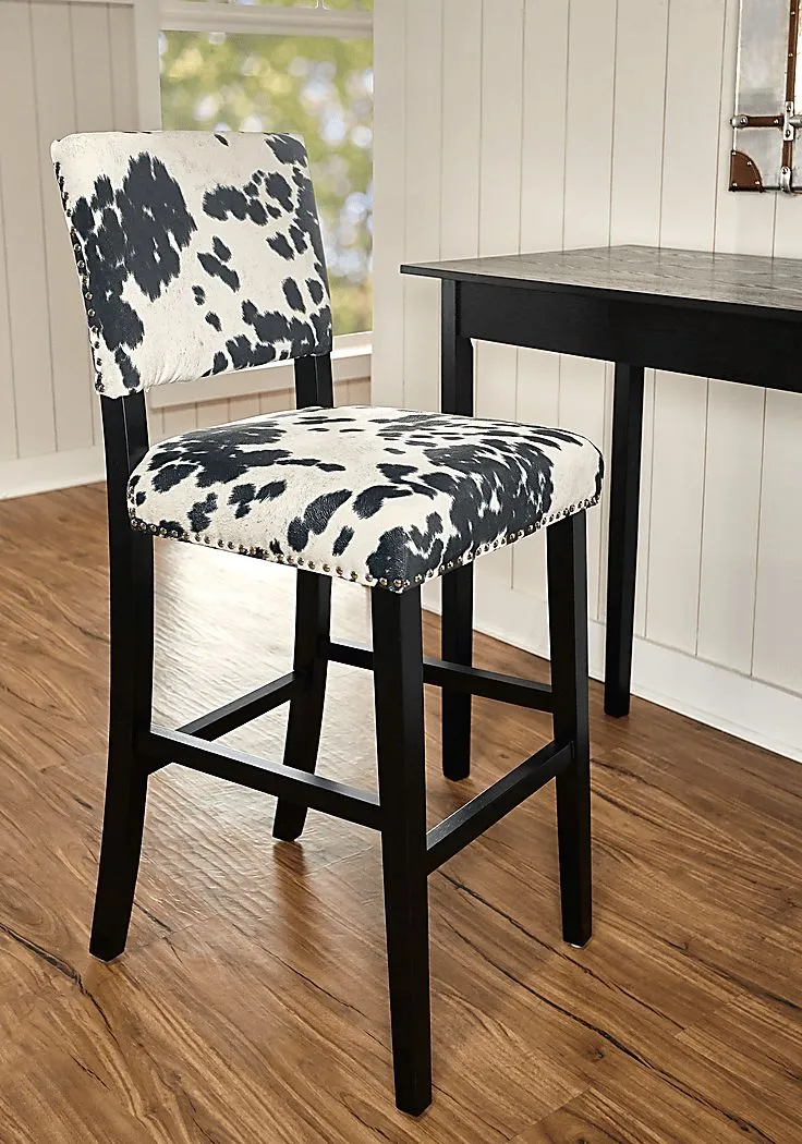 Avington Black Barstool