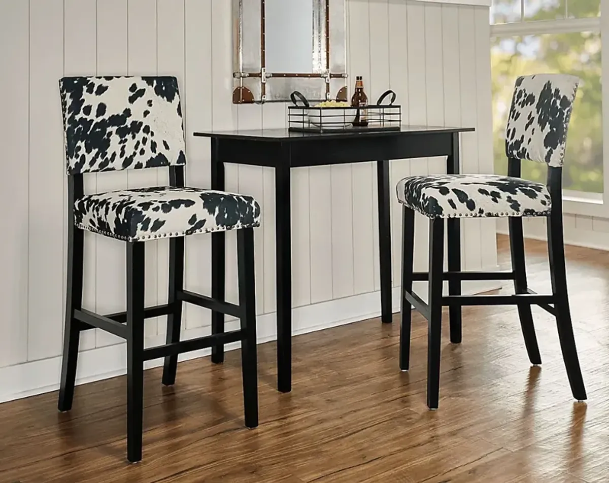 Avington Black Barstool