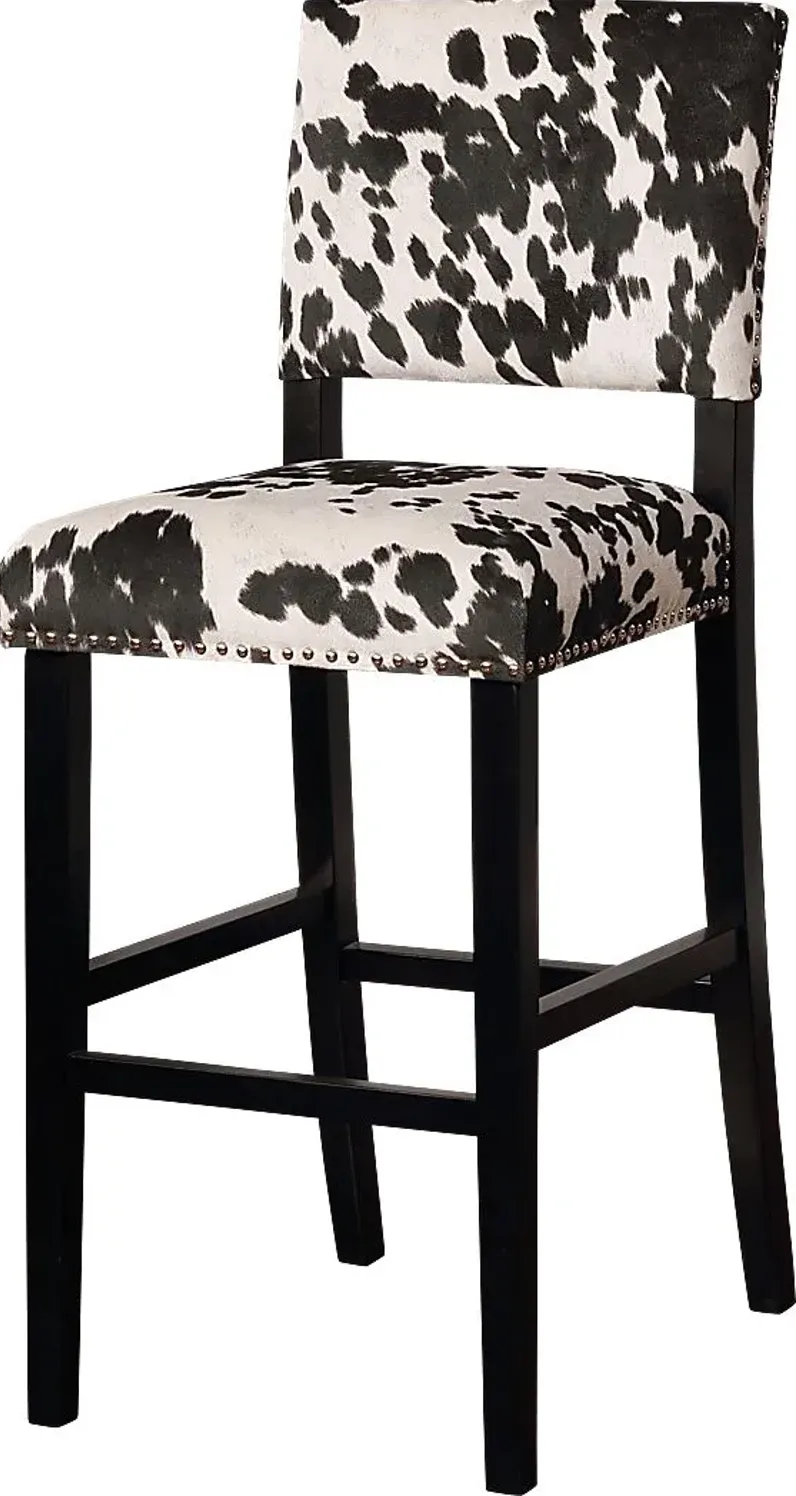 Avington Black Barstool