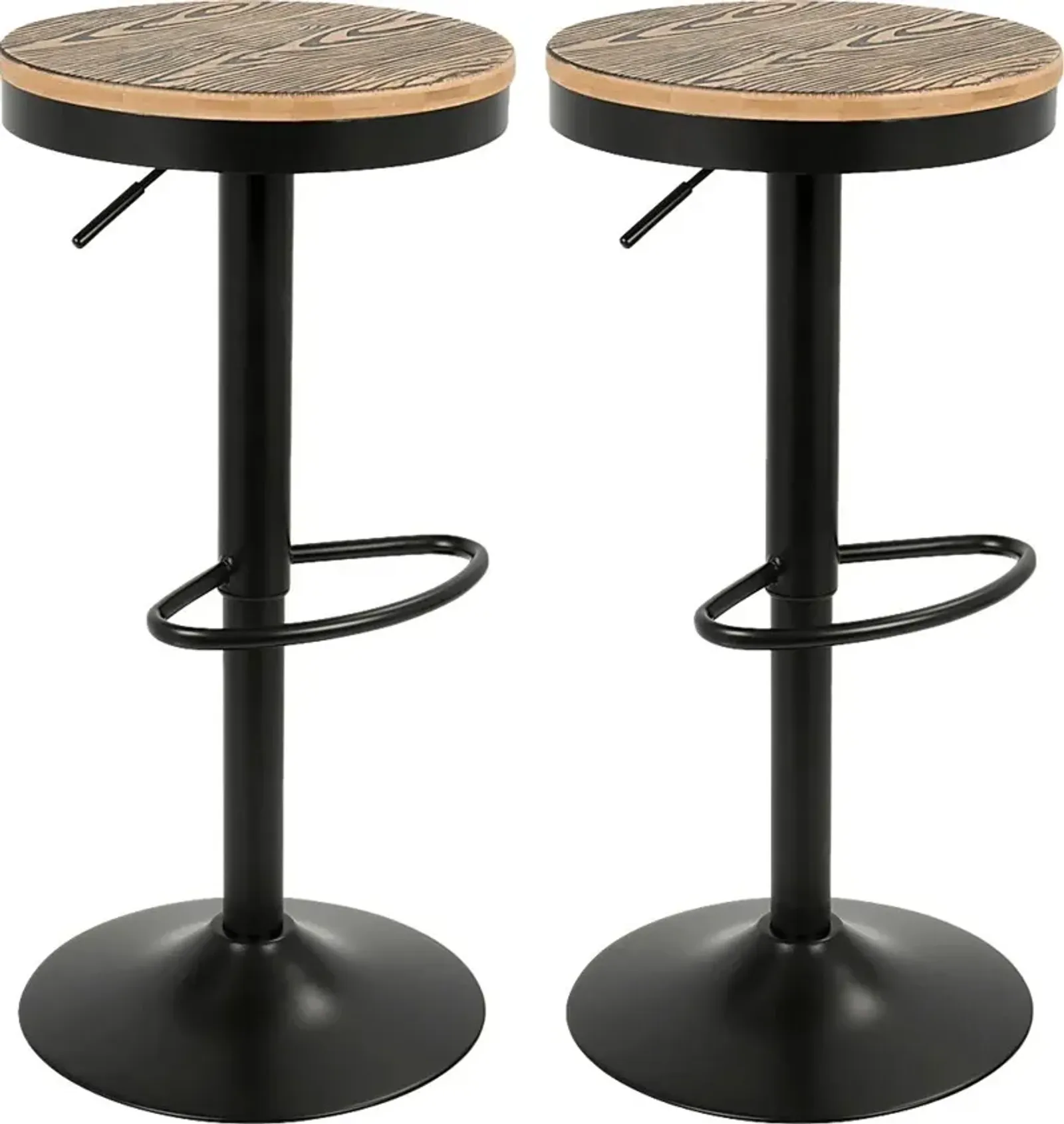 Chaz Light Brown Barstool (Set of 2)