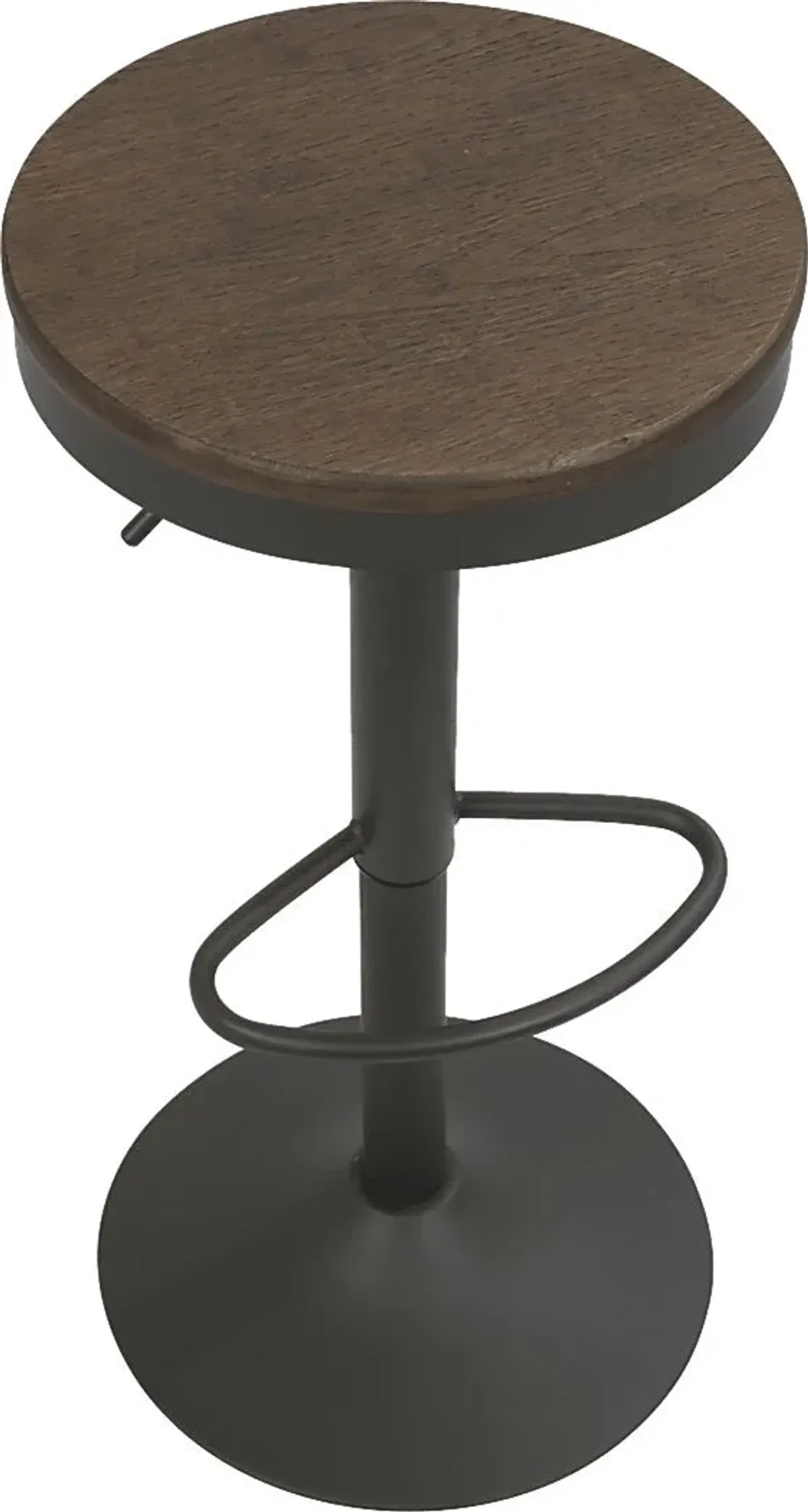 Chaz Gray-Brown Barstool (Set of 2)