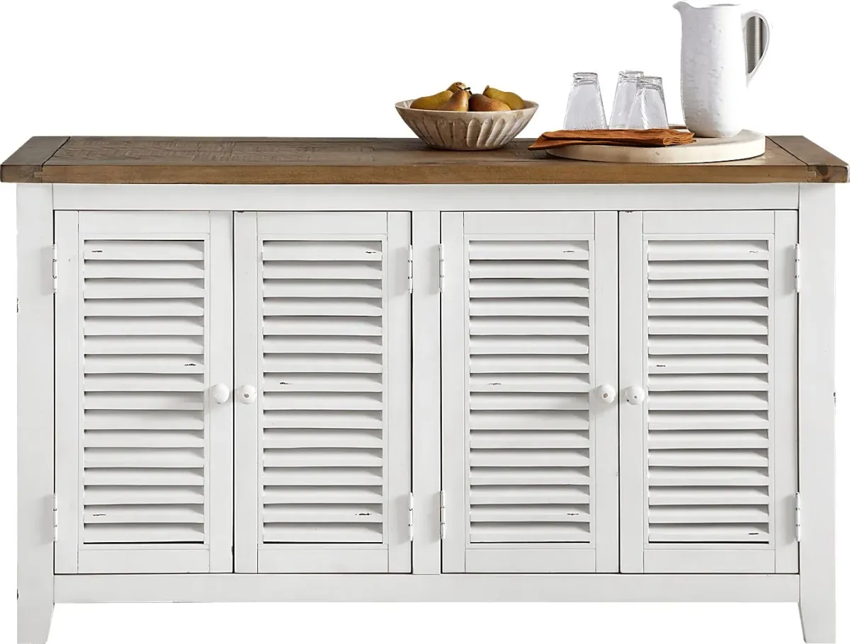 Spring Cottage White Server