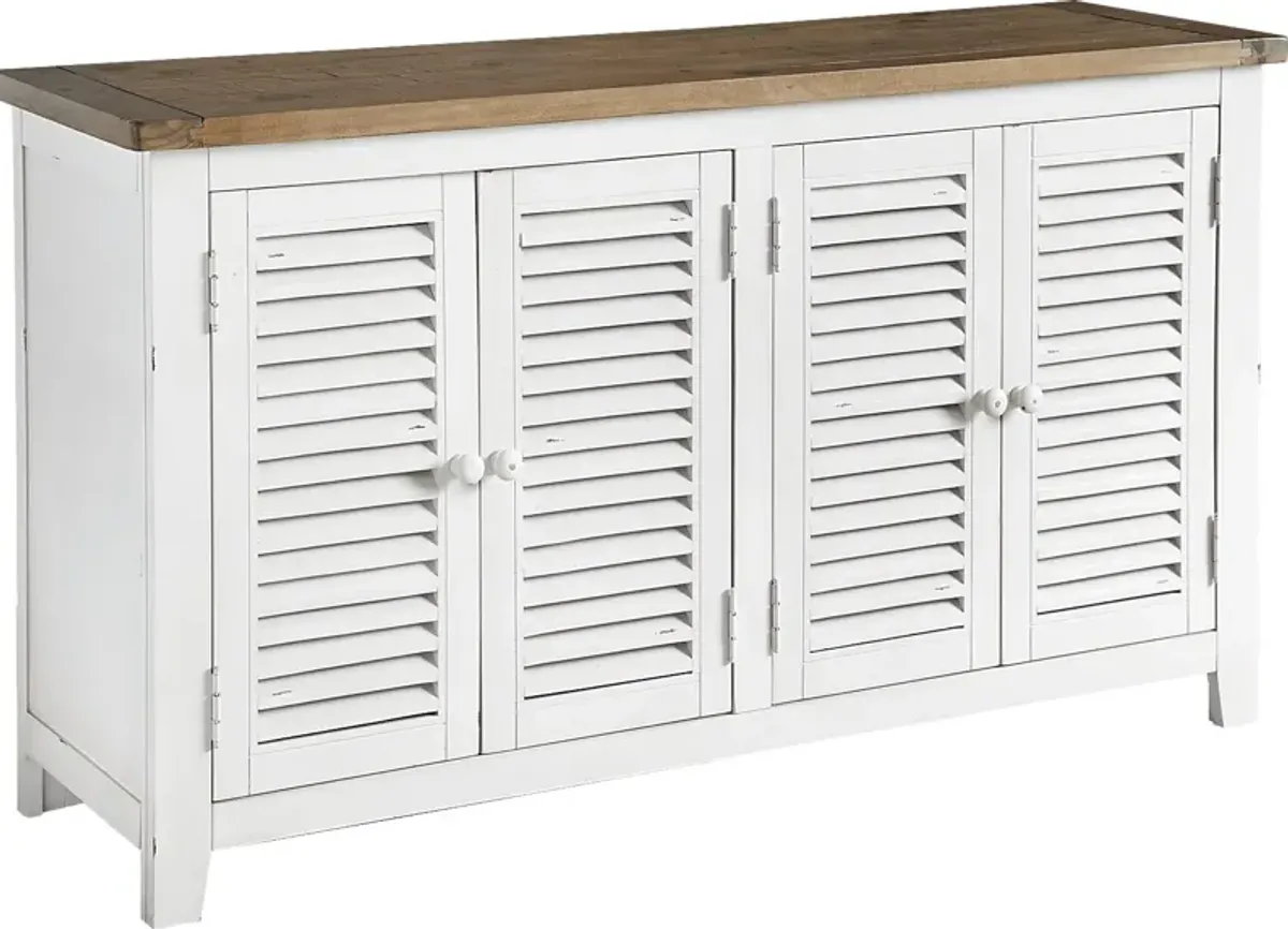 Spring Cottage White Server