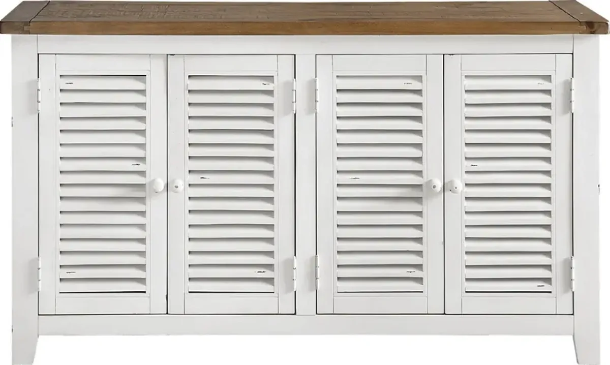 Spring Cottage White Server