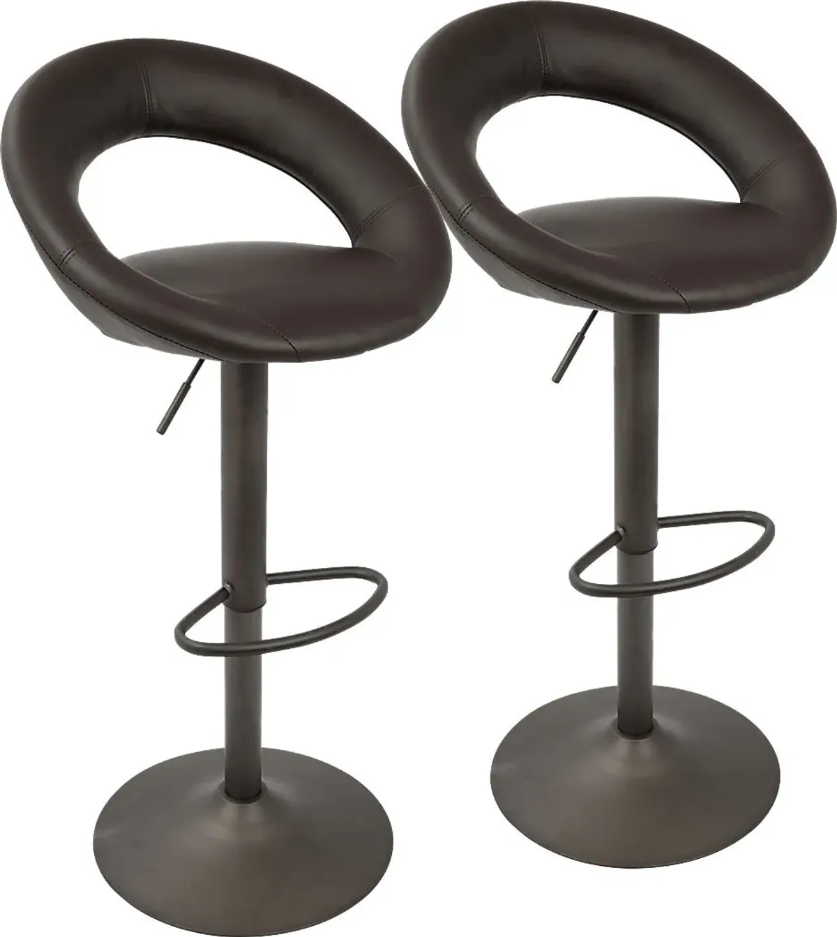 Milos Brown Barstool (Set of 2)