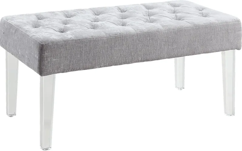Essner Charcoal Accent Bench