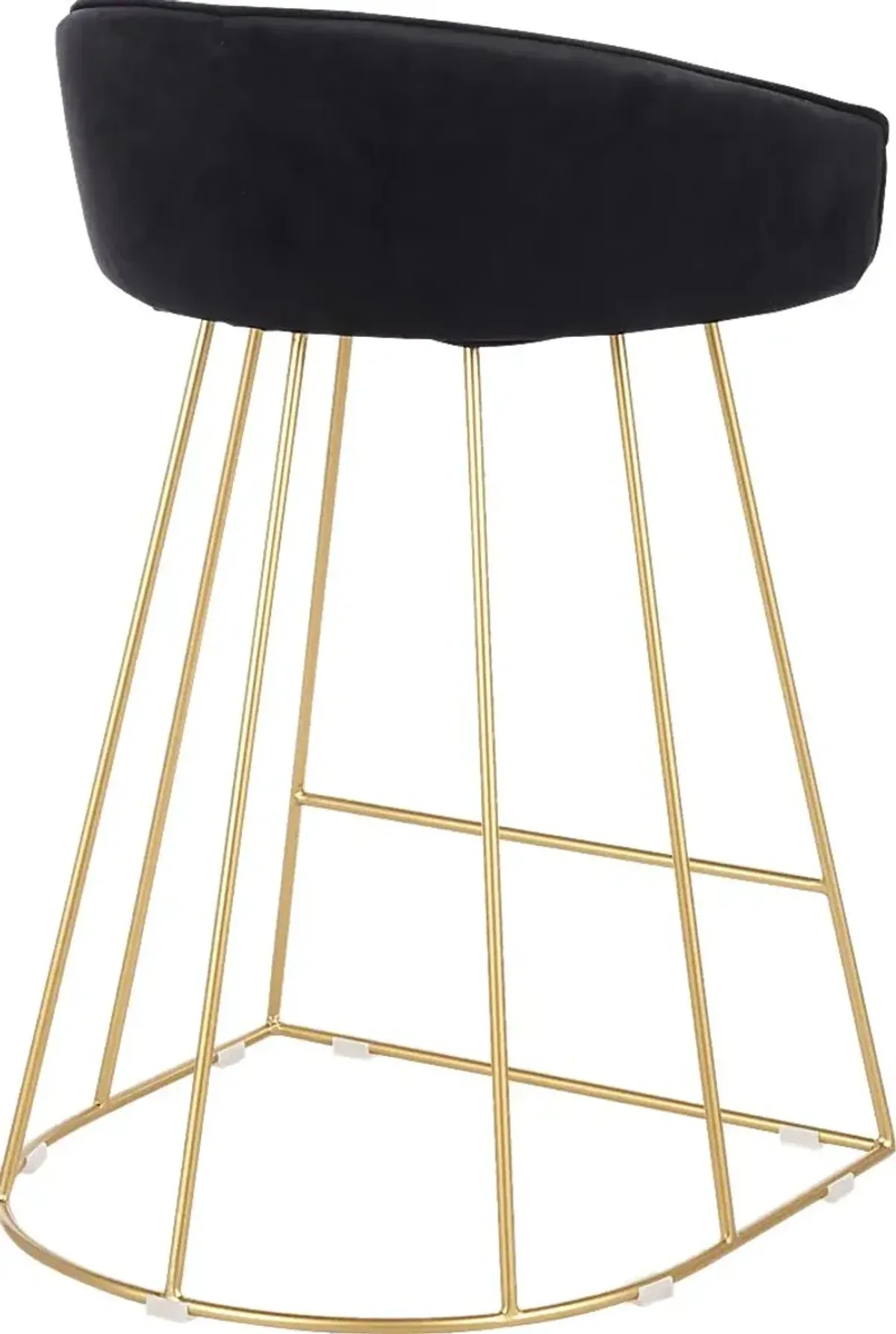 Filia Black Counter Height Stool, Set of 2