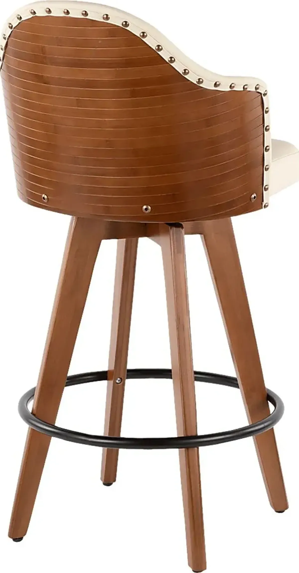 Abinger Cream Swivel Counter Height Stool