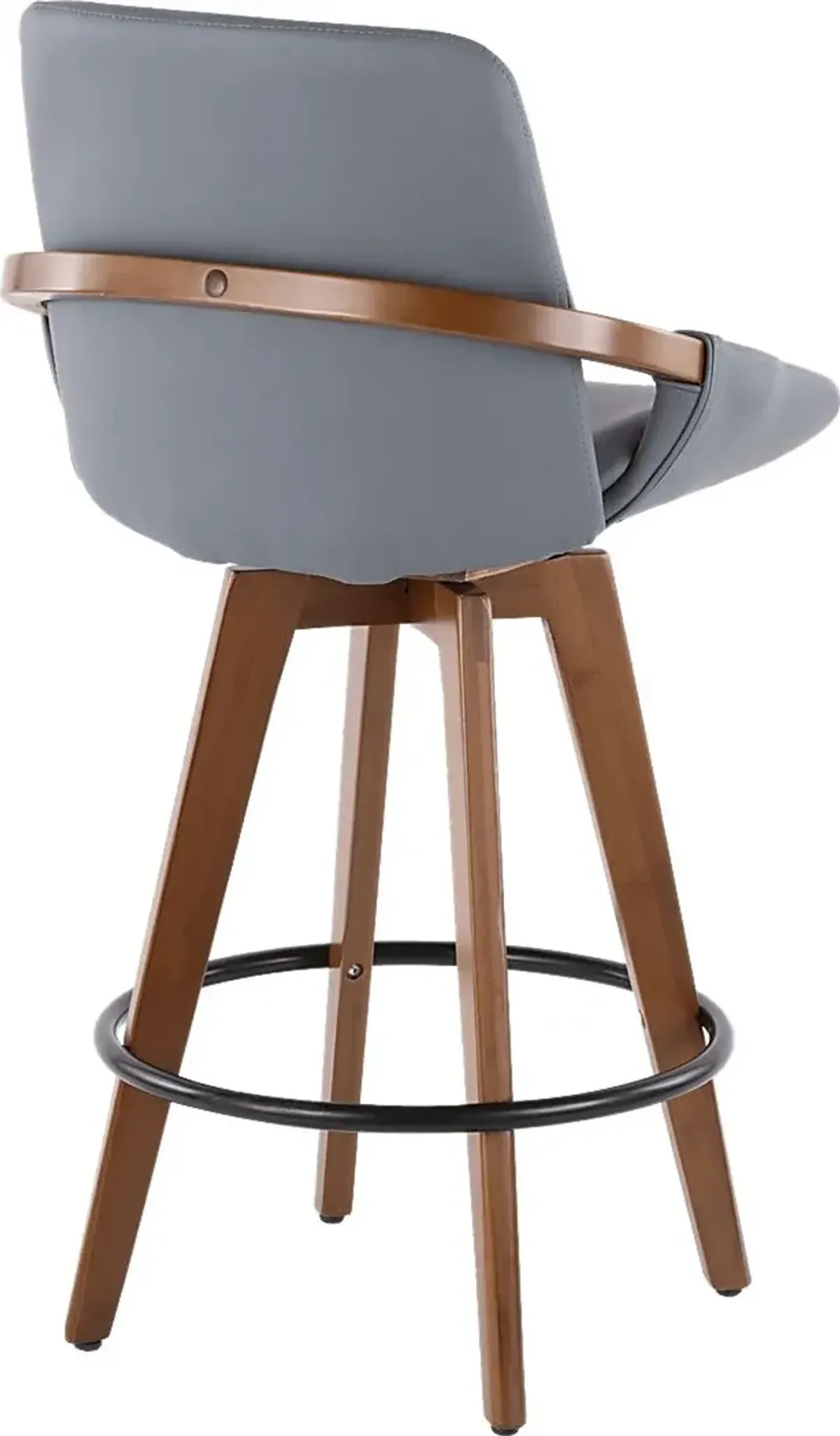 Daylilly Gray Swivel Counter Height Stool