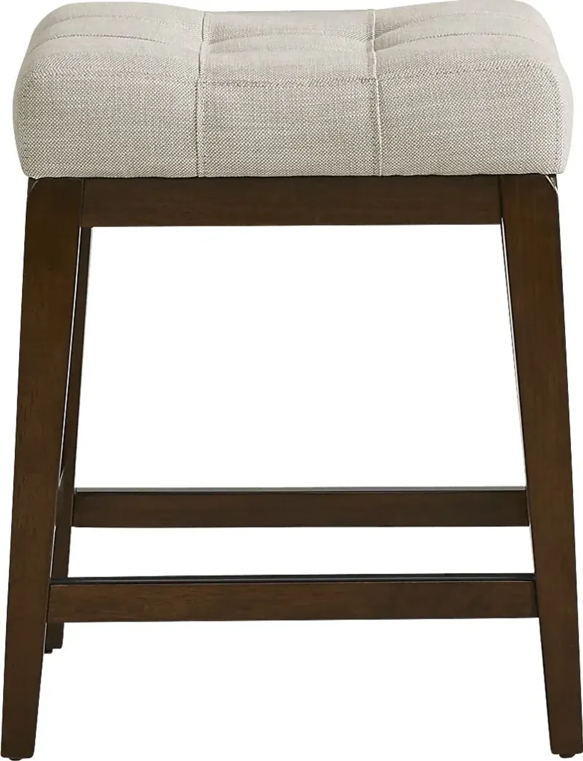 Walstead Place Beige Upholstered Counter Height Kyoto Stool