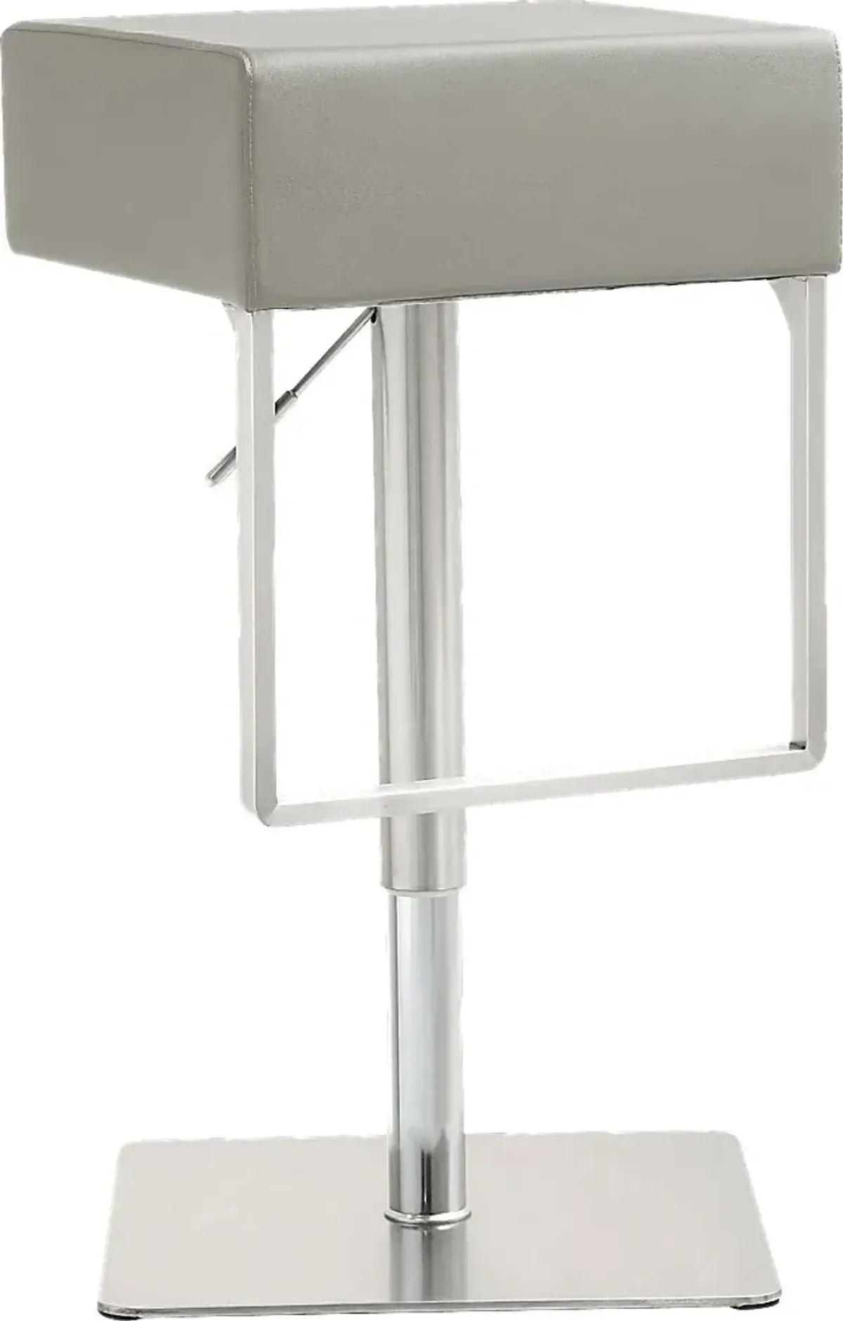 Cadiz Gray Adjustable Swivel Barstool