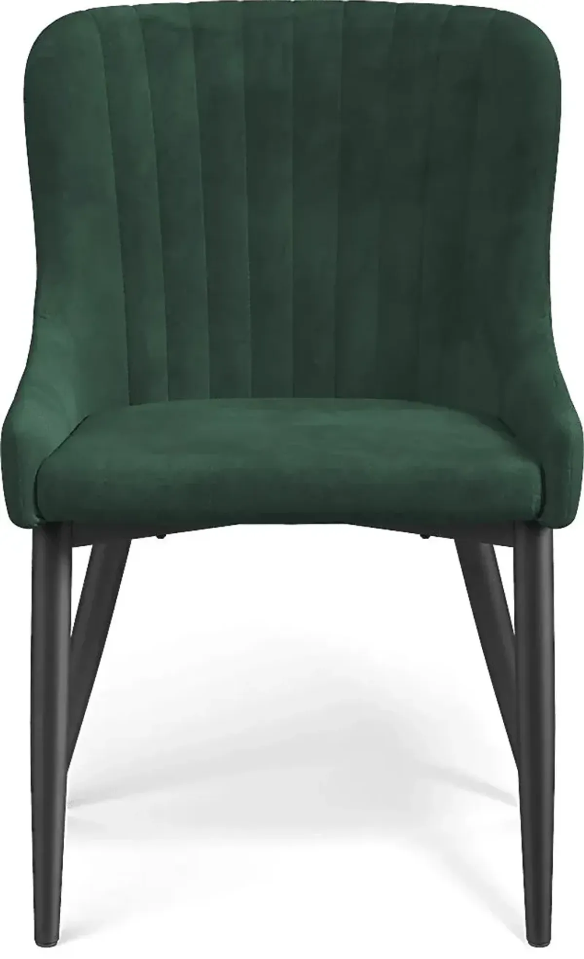 Hollybrooke Black 5 Pc Round Dining Room with Emerald Chairs