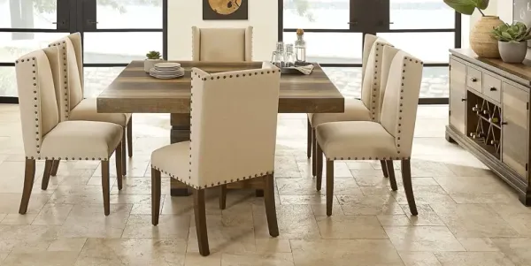 Westover Hills Brown 7 Pc Square Dining Room