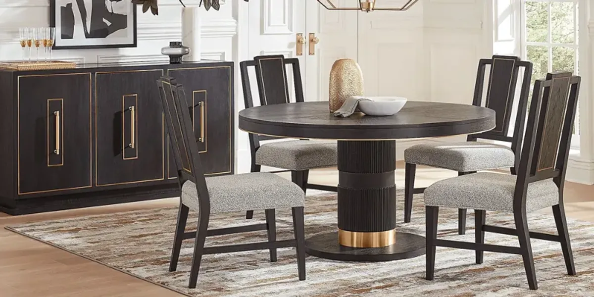 Wilshire Merlot 5 Pc Round Dining Room