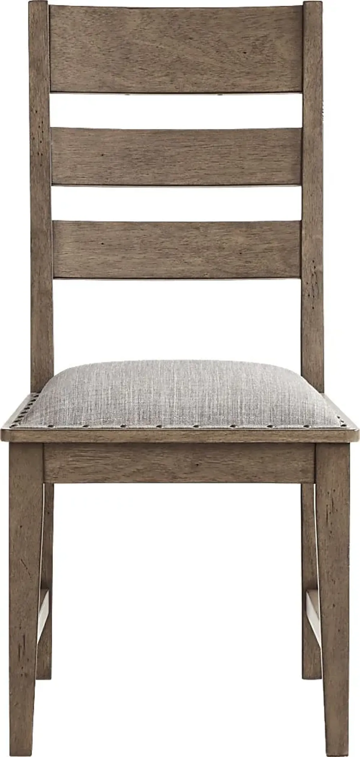 Hazelnut Woods Brown 9 Pc Dining Room with Ladder Back Chairs