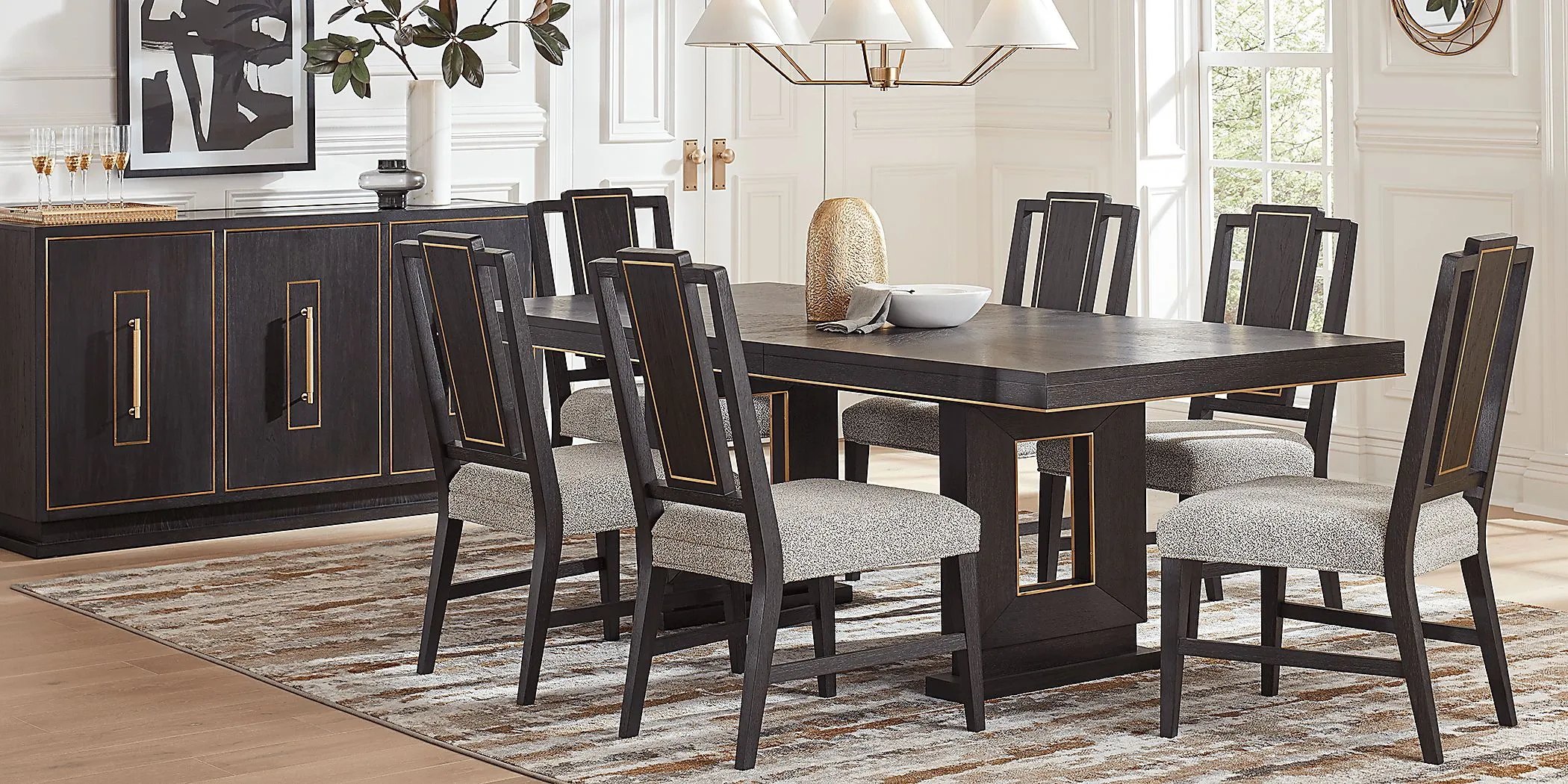 Wilshire Merlot 5 Pc Dining Room