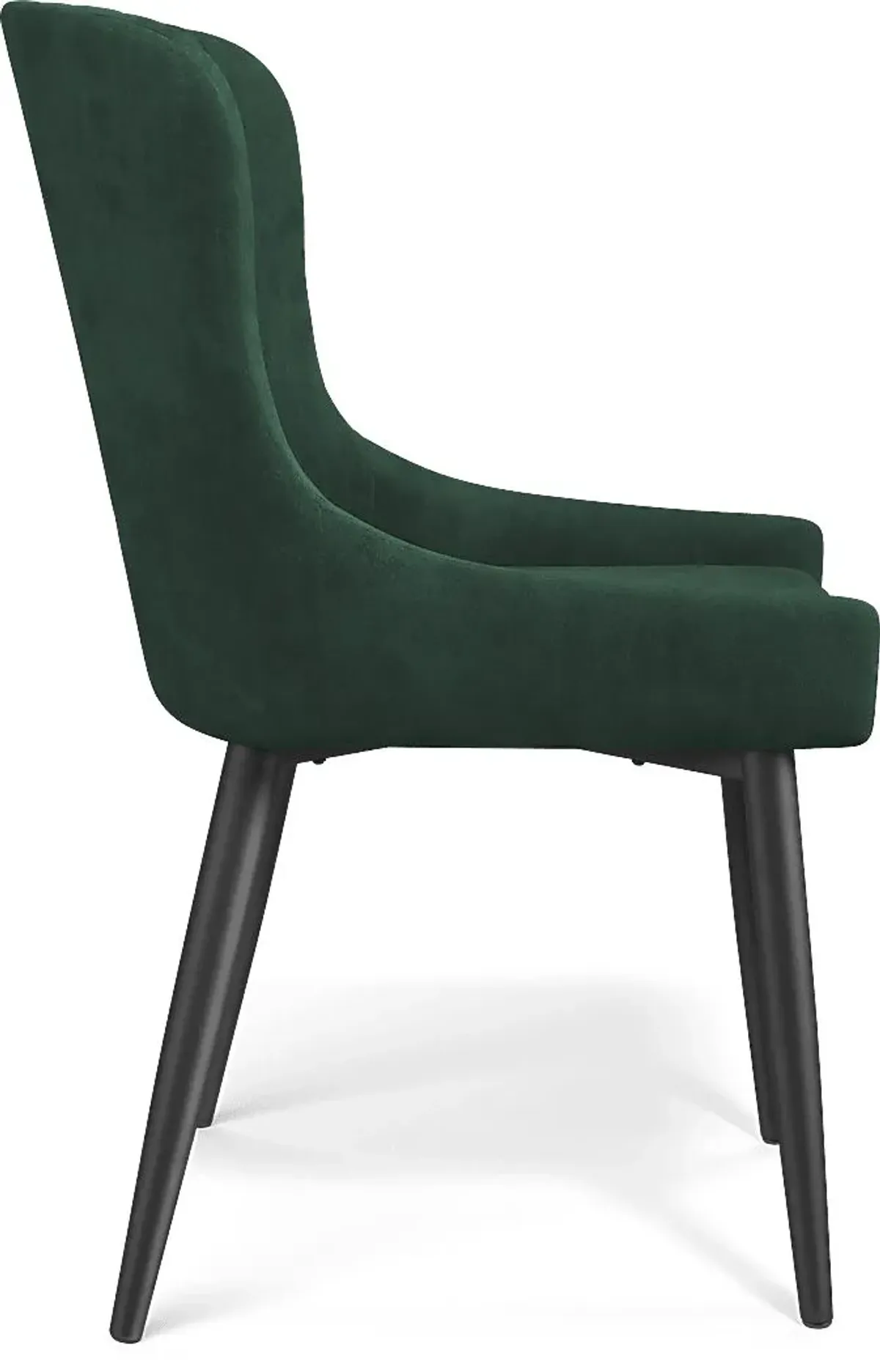 Hollybrooke Black 5 Pc Dining Room with Emerald Chairs