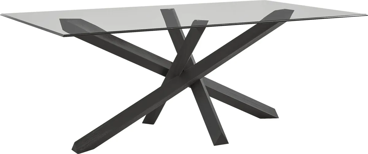 Hollybrooke Black 5 Pc Dining Room with Bordeaux Chairs
