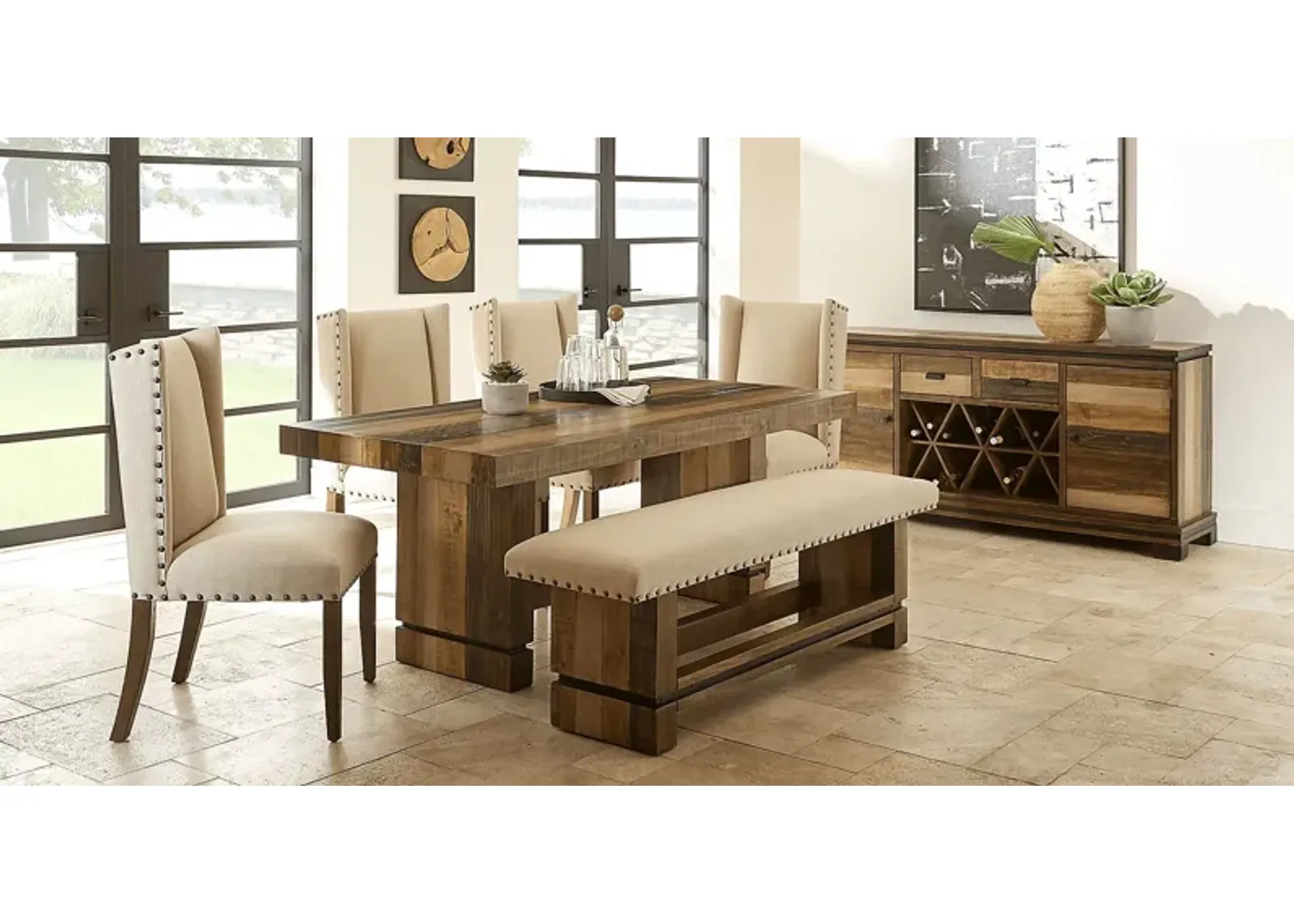 Westover Hills Brown 6 Pc Rectangle Dining Room