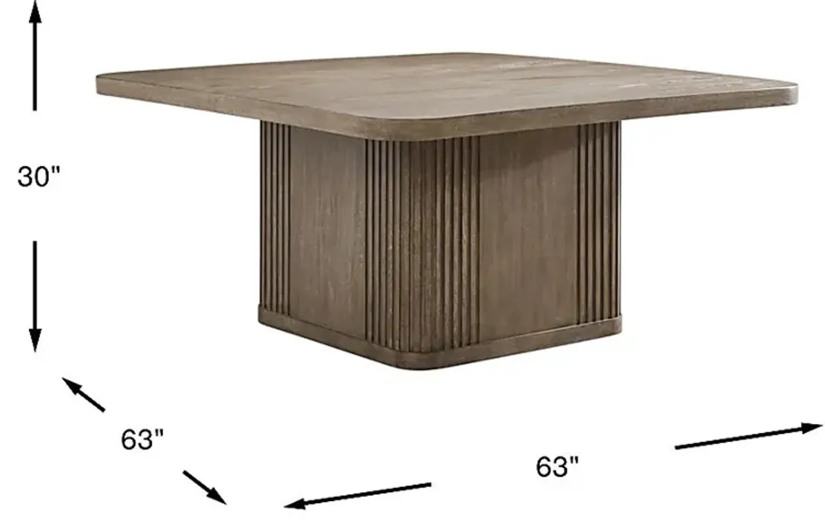 Sausalito Brown Dining Table