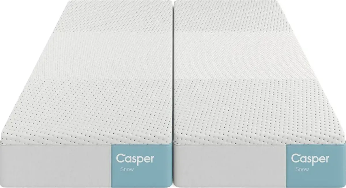 Casper Snow 2.0 Split King Mattress (2 TWXL)