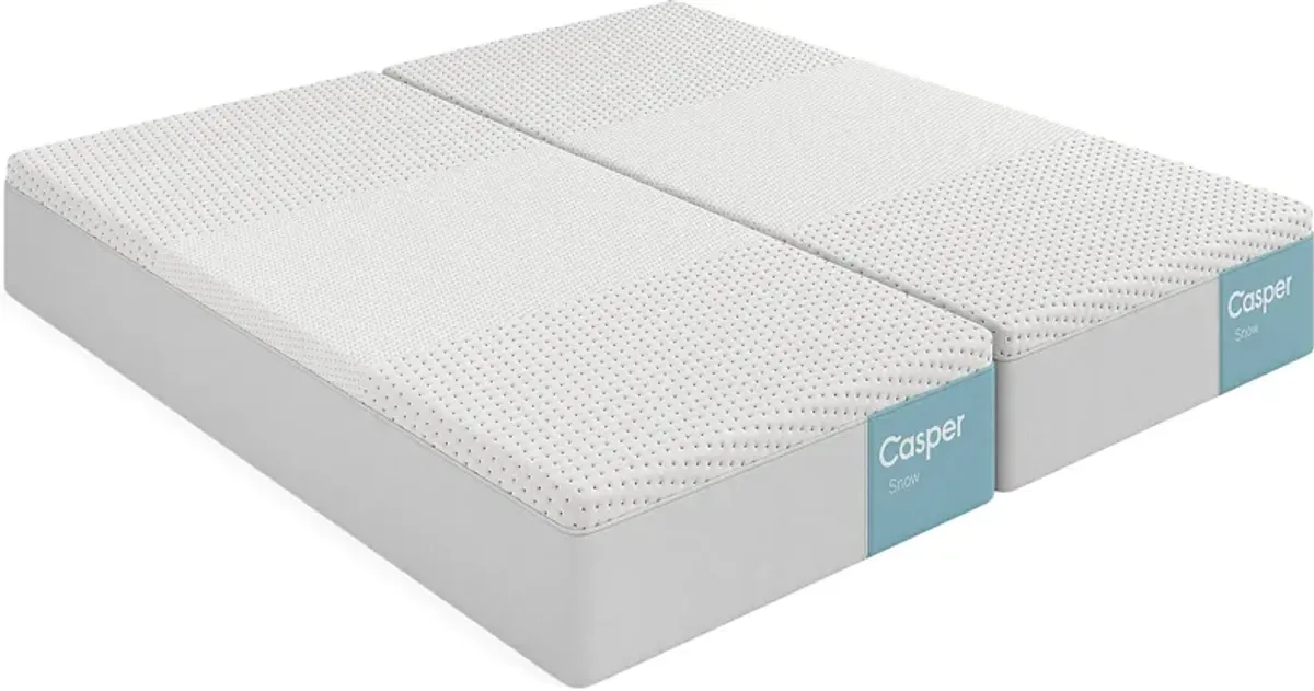 Casper Snow 2.0 Split King Mattress (2 TWXL)