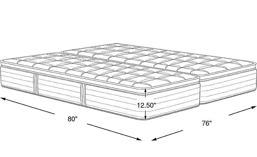 Kingsdown Esters Park Split King Mattress (2 TWXL)