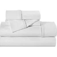 Dri-Tec Performance White 4 Pc Full Bed Sheet Set