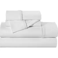 Dri-Tec Performance White 5 Pc Split King/California King Bed Sheet Set