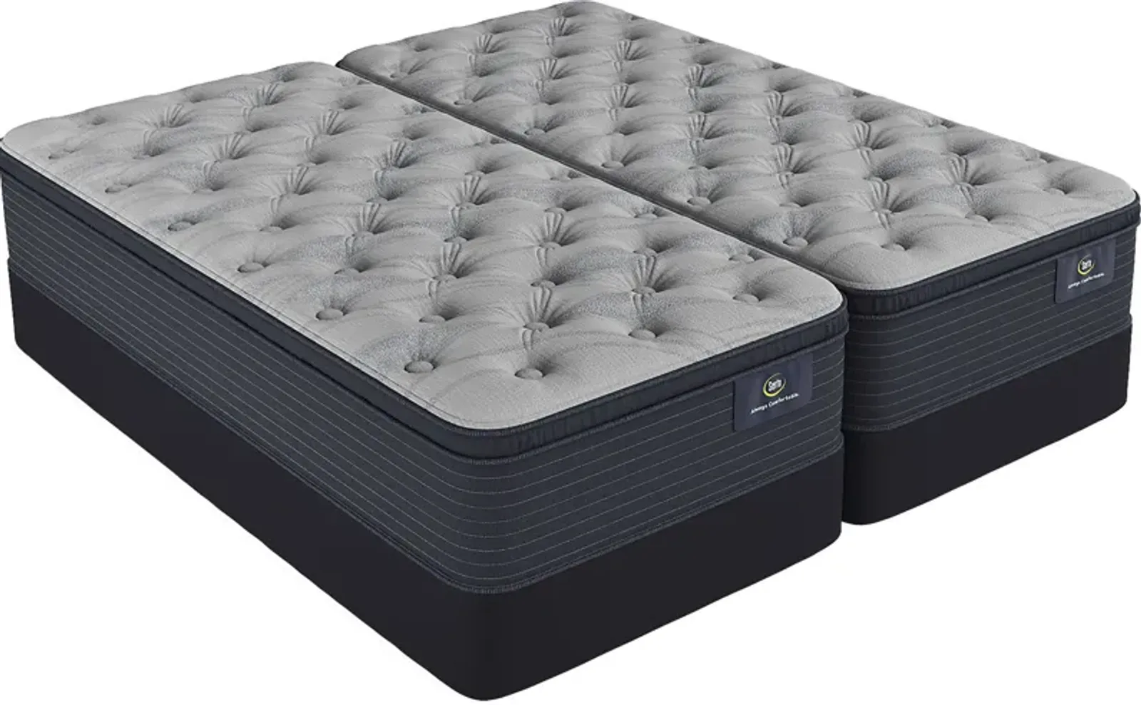 Serta Luxe Edition Adria Coast Split King High Profile Mattress Set