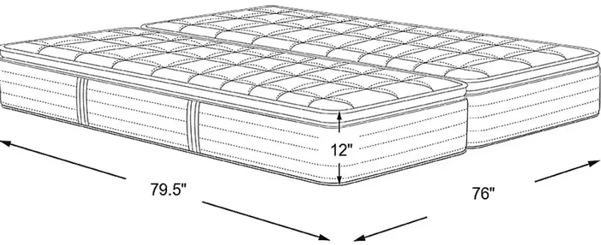 Therapedic Seville Split King Mattress (2 TWXL)