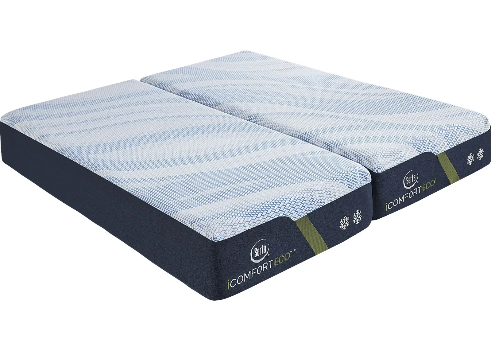 Serta iComfort Eco F10 Medium Split King Mattress (2 TWXL)