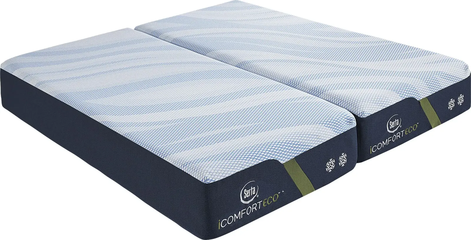 Serta iComfort Eco F10 Medium Split King Mattress (2 TWXL)