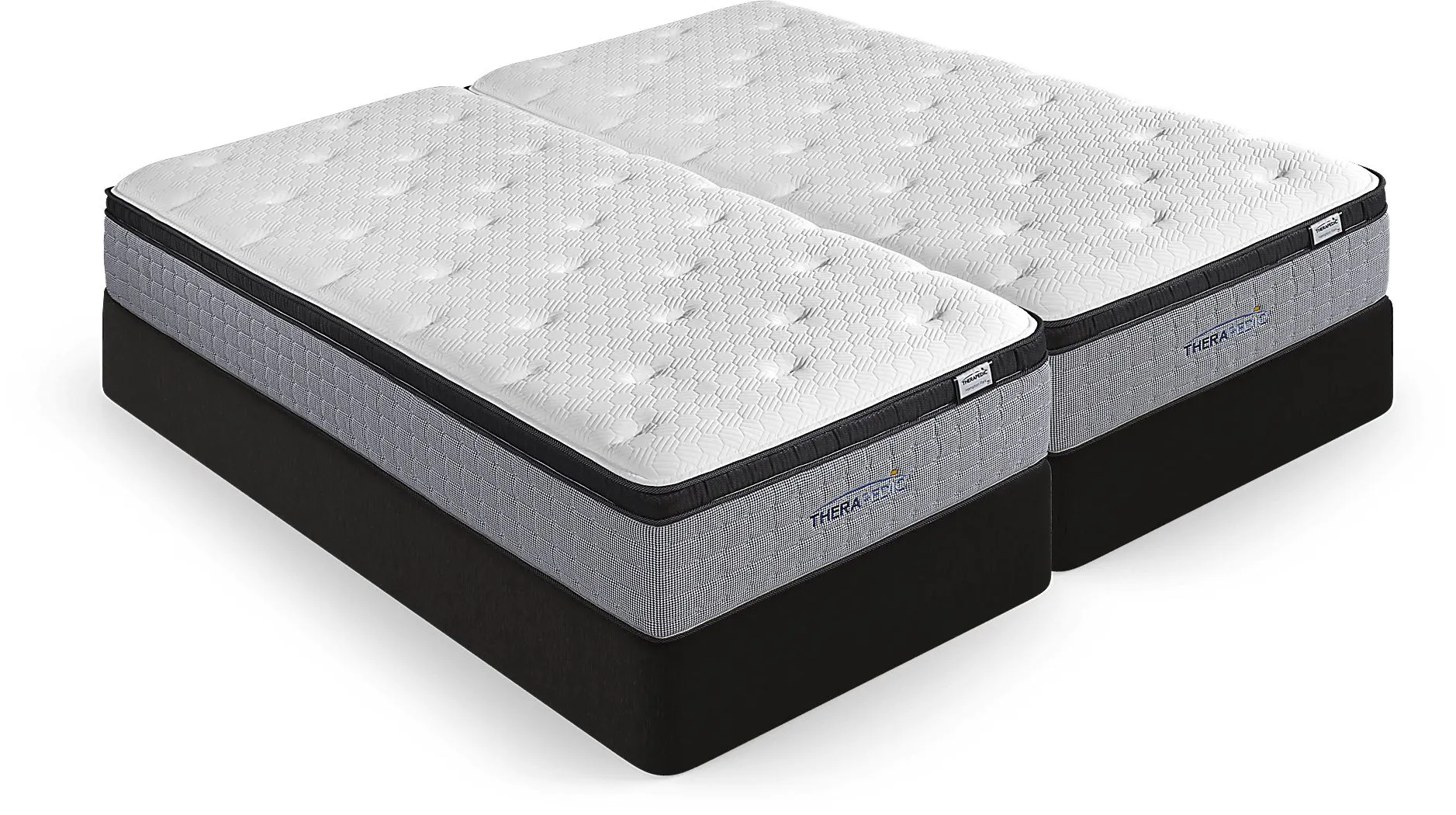 Therapedic Hampton Park High Profile Split King Mattress Set
