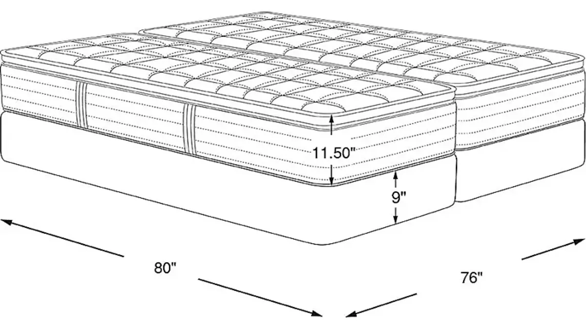 iComfort Elana Firm Split King Mattress (2 TWXL)