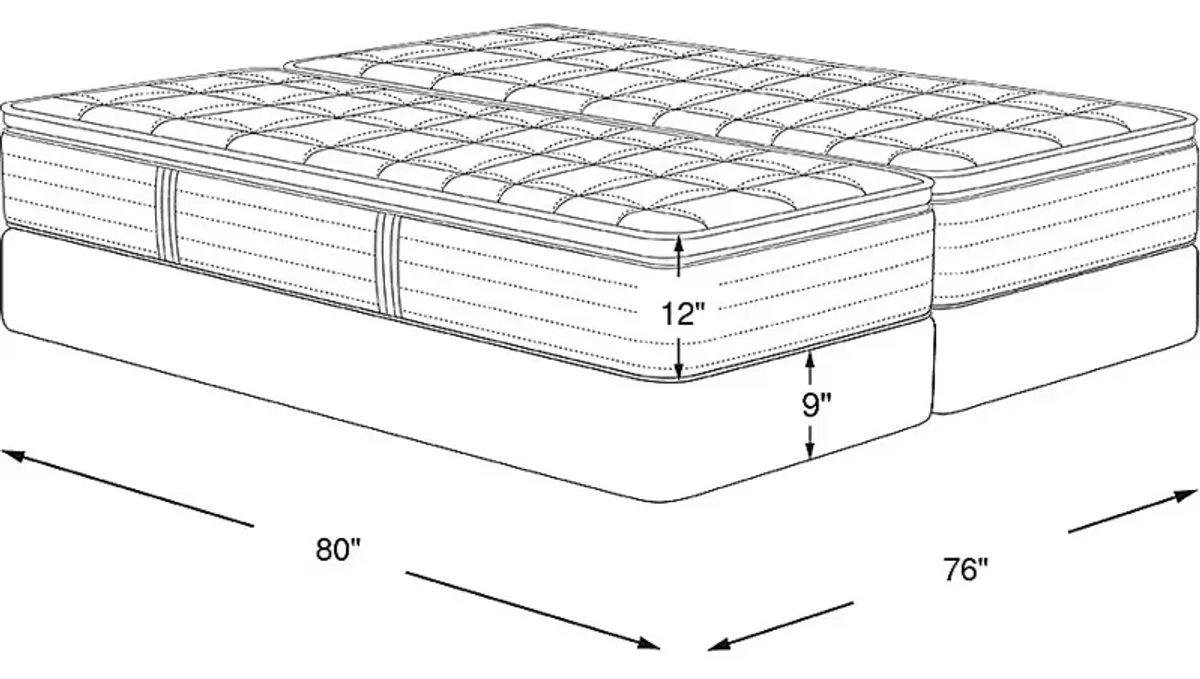 iComfort Aveda Medium Split King Mattress (2 TWXL)