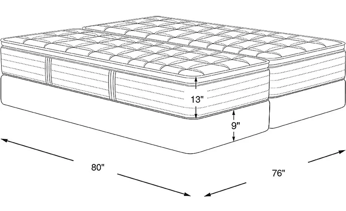 iComfort Iona Medium Split King Mattress (2 TWXL)