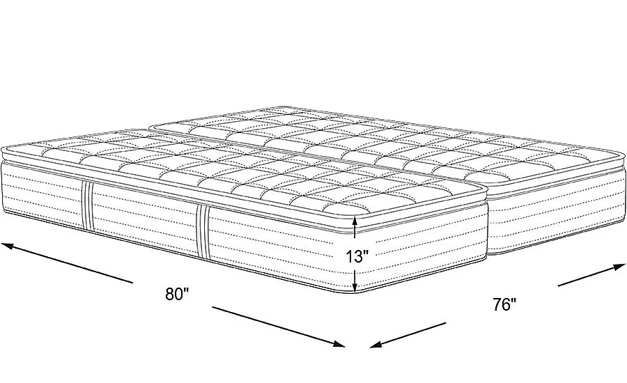 Purple Restore Plus Soft Split King Mattress (2 TWXL)