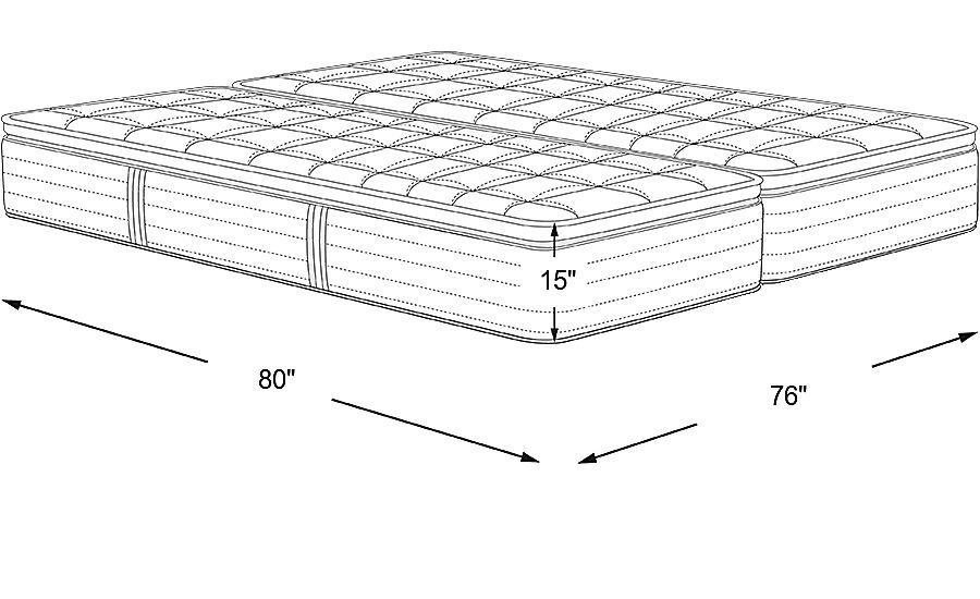 Beautyrest Harmony Cape Coral Split King Mattress (2 TWXL)