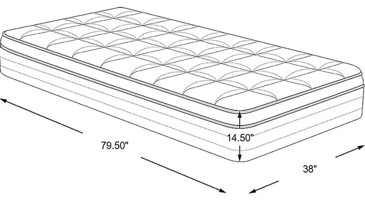 Stearns and Foster Studio Medium Pillow Top Twin XL Mattress