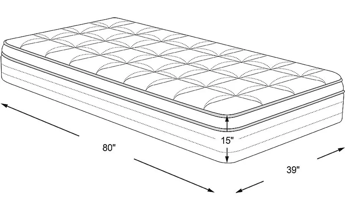Stearns and Foster Estate Firm Pillow Top Twin XL Mattress