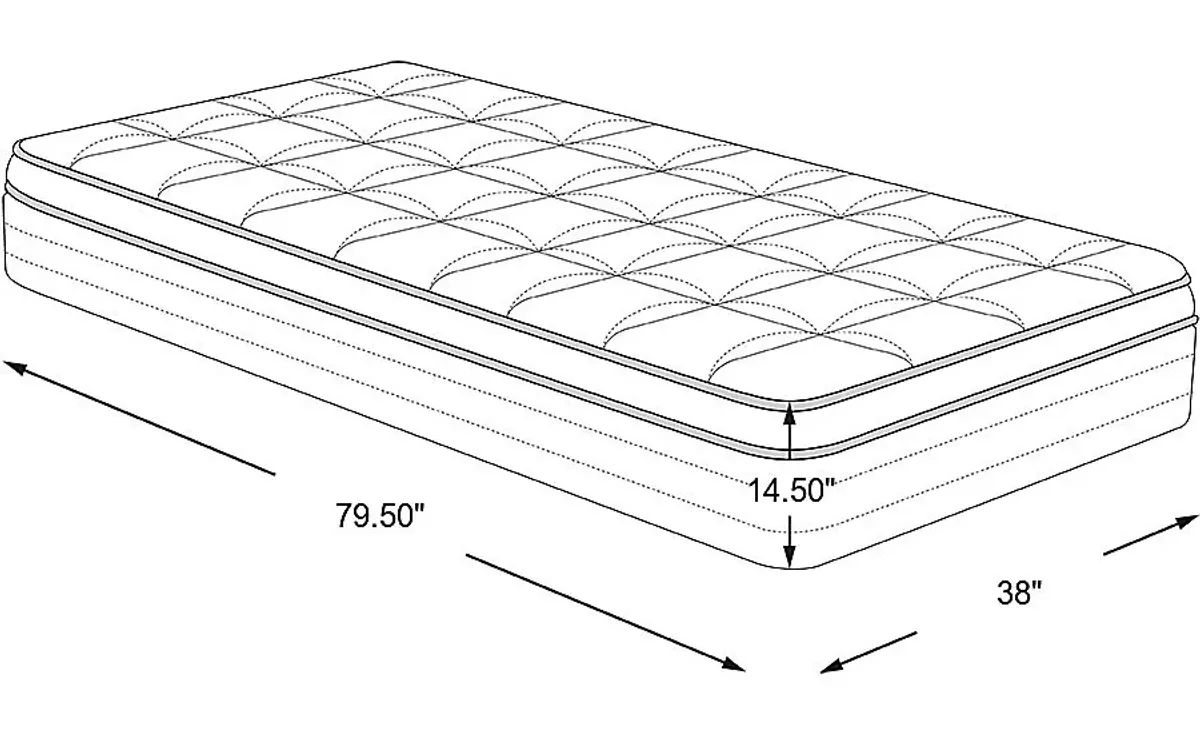 Stearns and Foster Lux Hybrid Firm Twin XL Mattress