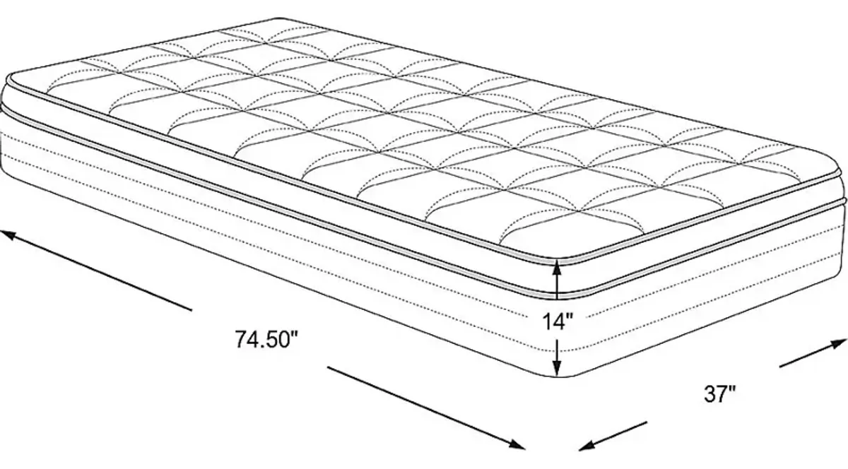 Therapedic Topaz Twin Mattress