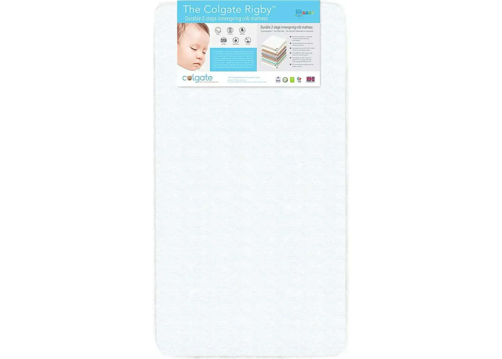 Colgate Rigby Dual-Firmness Crib Mattress