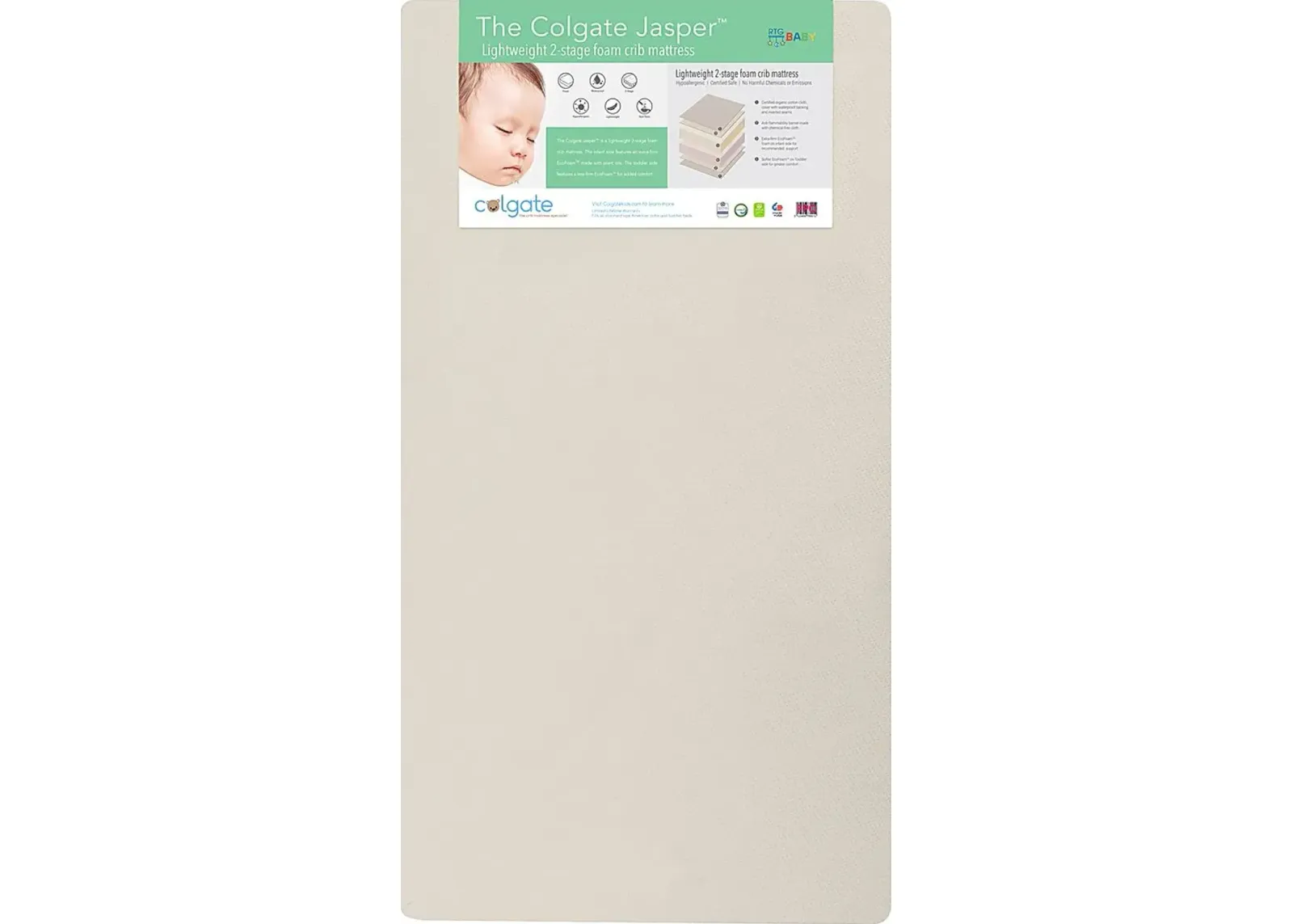 Colgate Jasper Dual-Firmness Crib Mattress