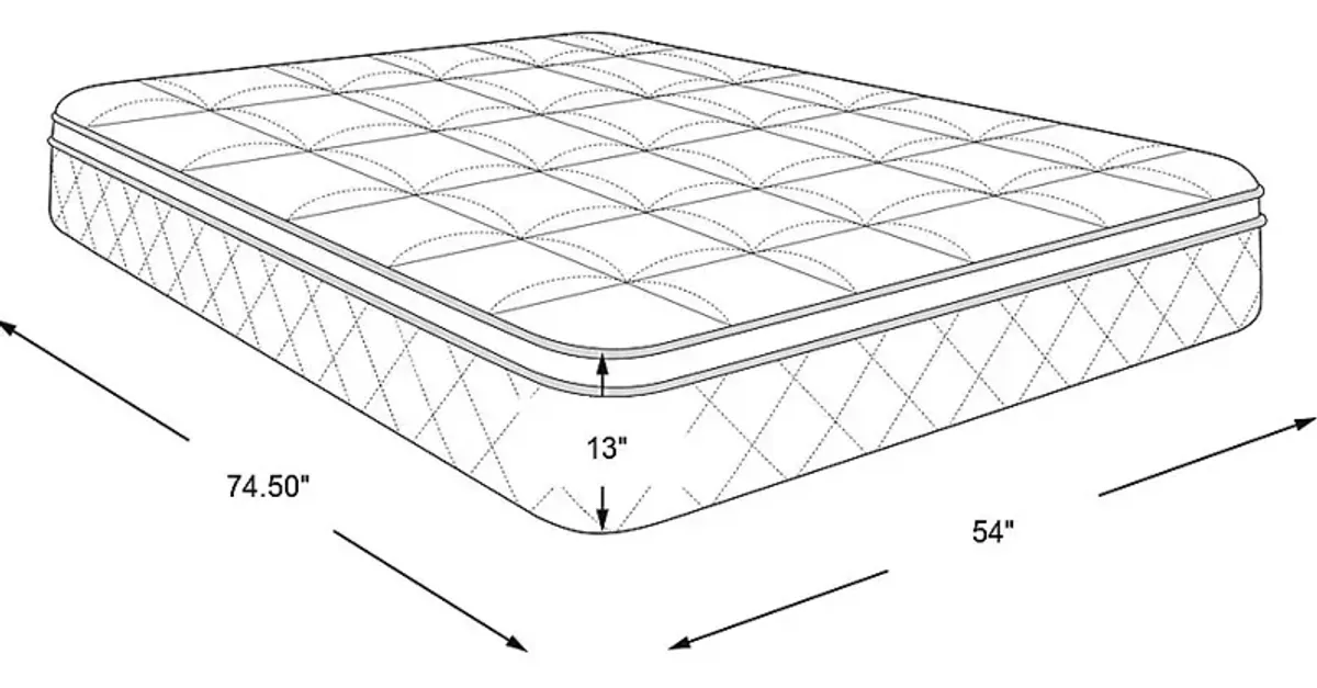 Beautyrest Select Broad Peak Medium Hybrid Full Mattress