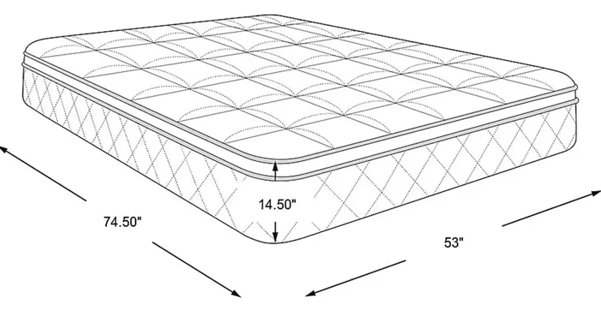 Stearns and Foster Studio Medium Pillow Top Full Mattress