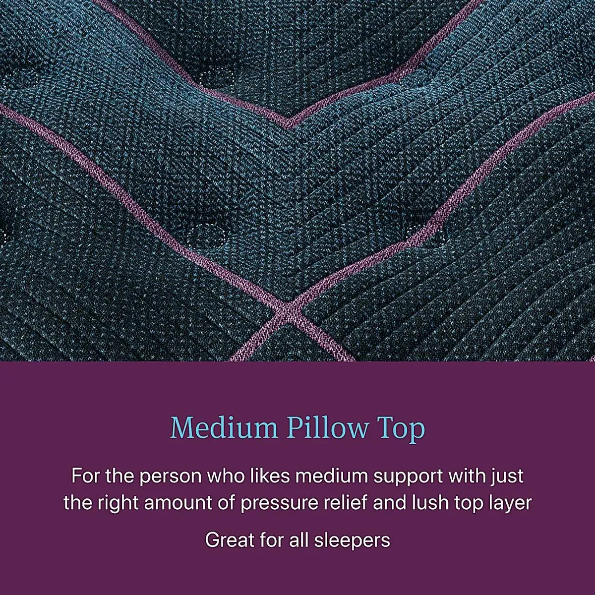 Beautyrest World Class Level Three Medium Pillow Top Queen Mattress