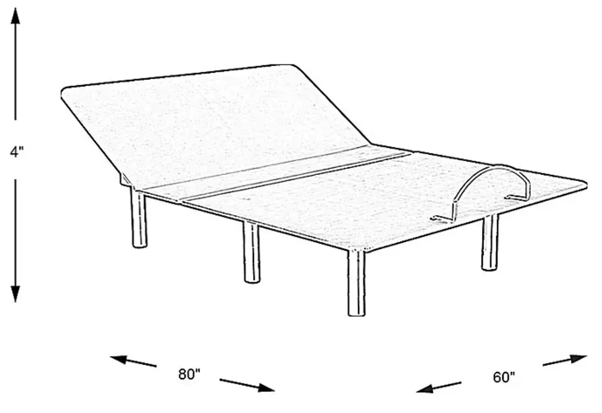 RTG Sleep 2900 Queen Head Up Only Adjustable Base